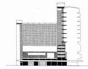 pict 4 * 4. Abrue Santos e Rocha - L. Marques (Maputo) - side elevation  - hotel shops offices cinema * 1382 x 1094 * (42KB)